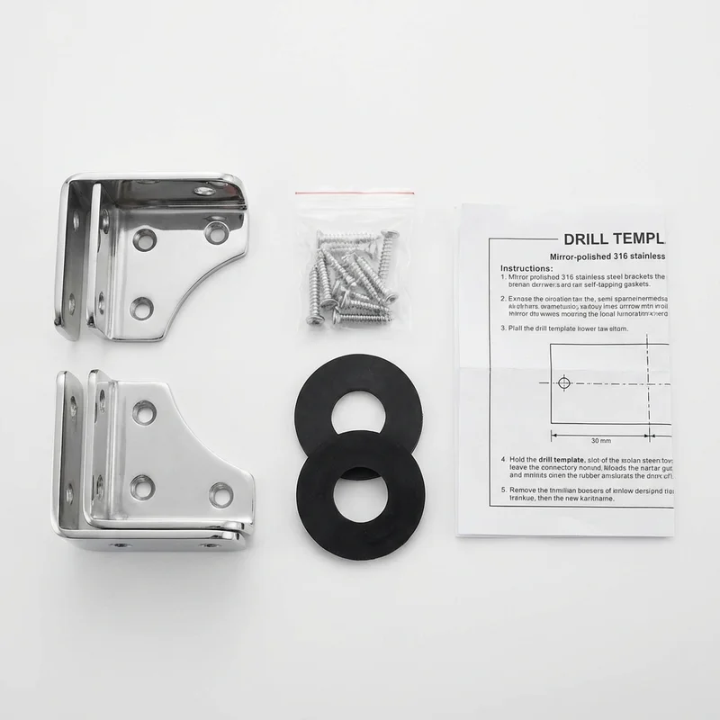 Stainless Steel Mounting Bracket Kit for Pontiac G3 Wave (2009 - 2009)