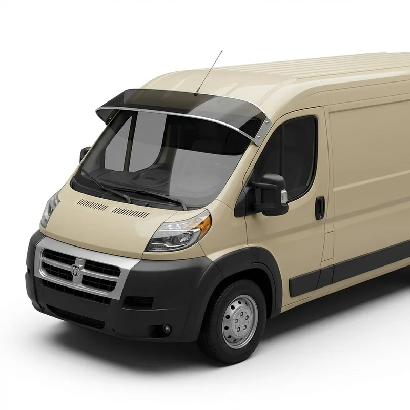 Tinted Acrylic Windscreen Sunvisor for Ram ProMaster 1500 (2014 - 2024)
