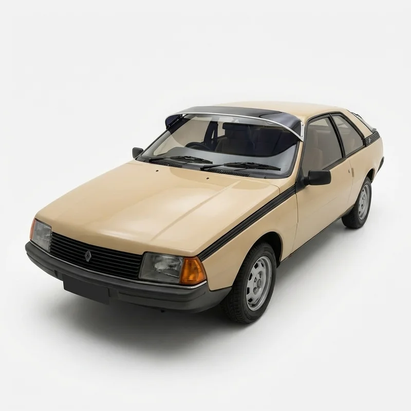 Tinted Acrylic Windscreen Sunvisor for Renault Fuego (1982 - 1985)