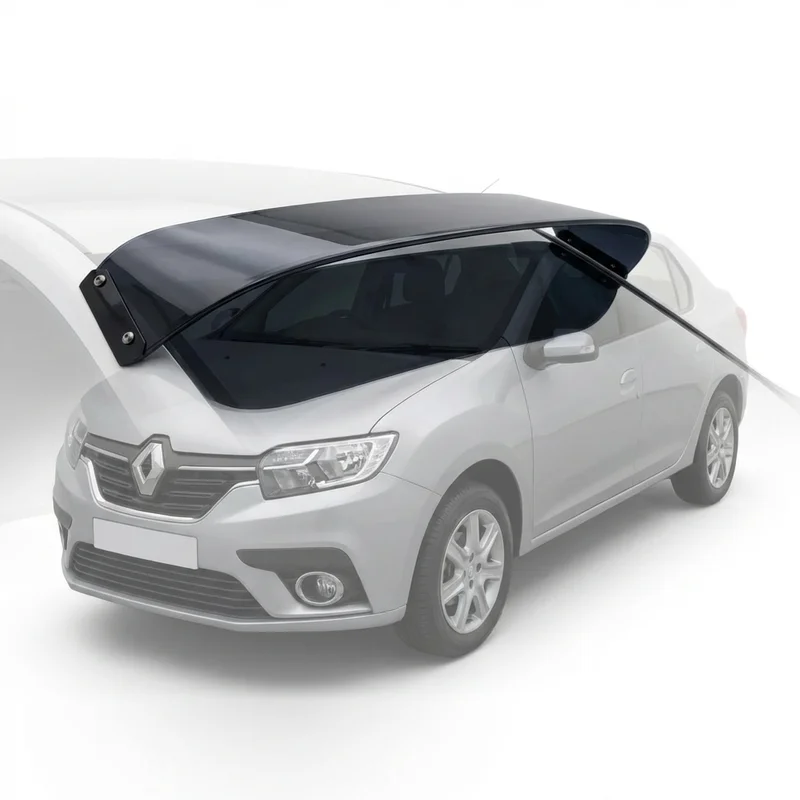 Tinted Acrylic Windscreen Sunvisor for Renault Logan (2019 - 2019)