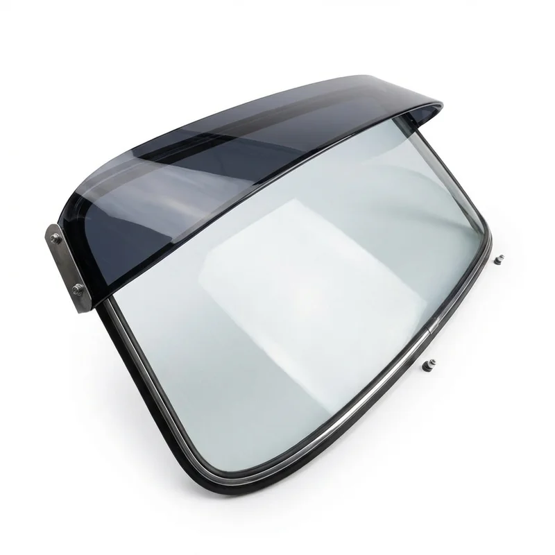 Tinted Acrylic Windscreen Sunvisor for Renault R12 (1971 - 1984)