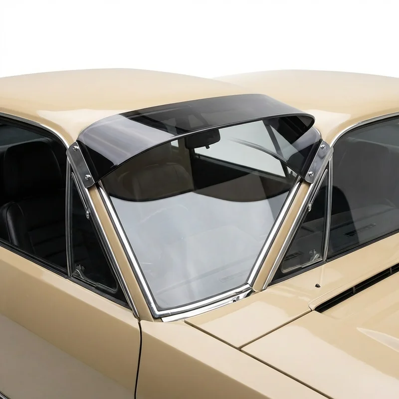 Tinted Acrylic Windscreen Sunvisor for Renault R17 (1972 - 1979)