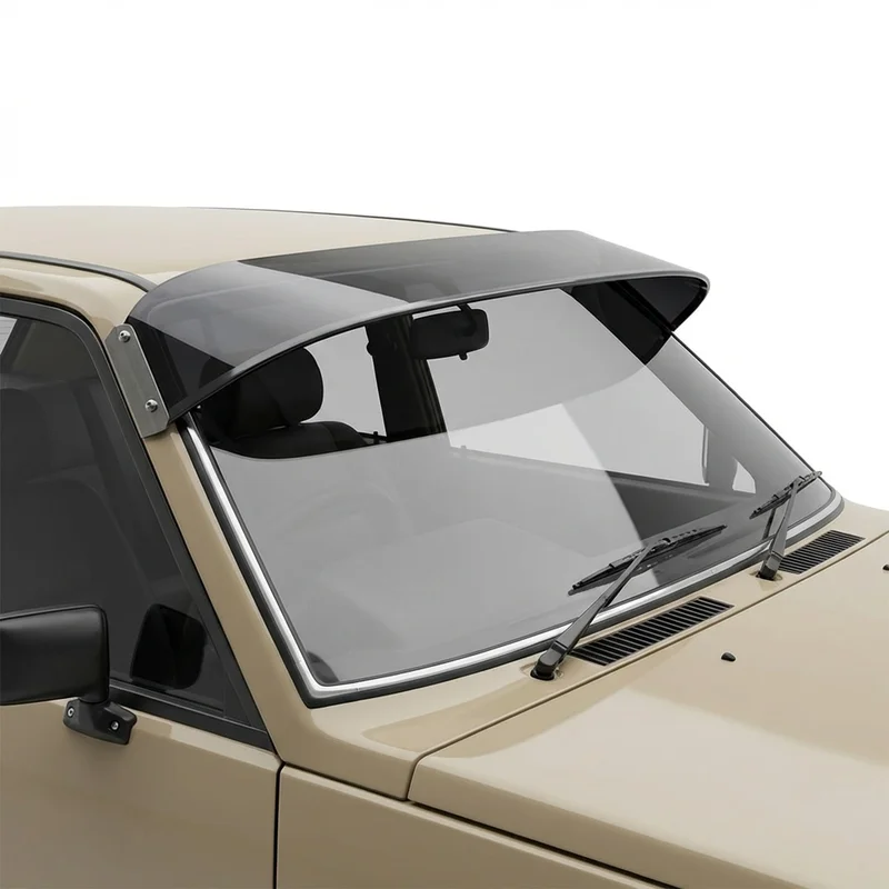 Tinted Acrylic Windscreen Sunvisor for Renault R18 (1980 - 1986)