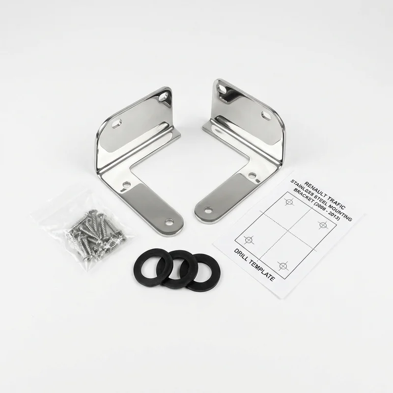 Stainless Steel Mounting Bracket Kit for Renault Trafic (2008 - 2013)