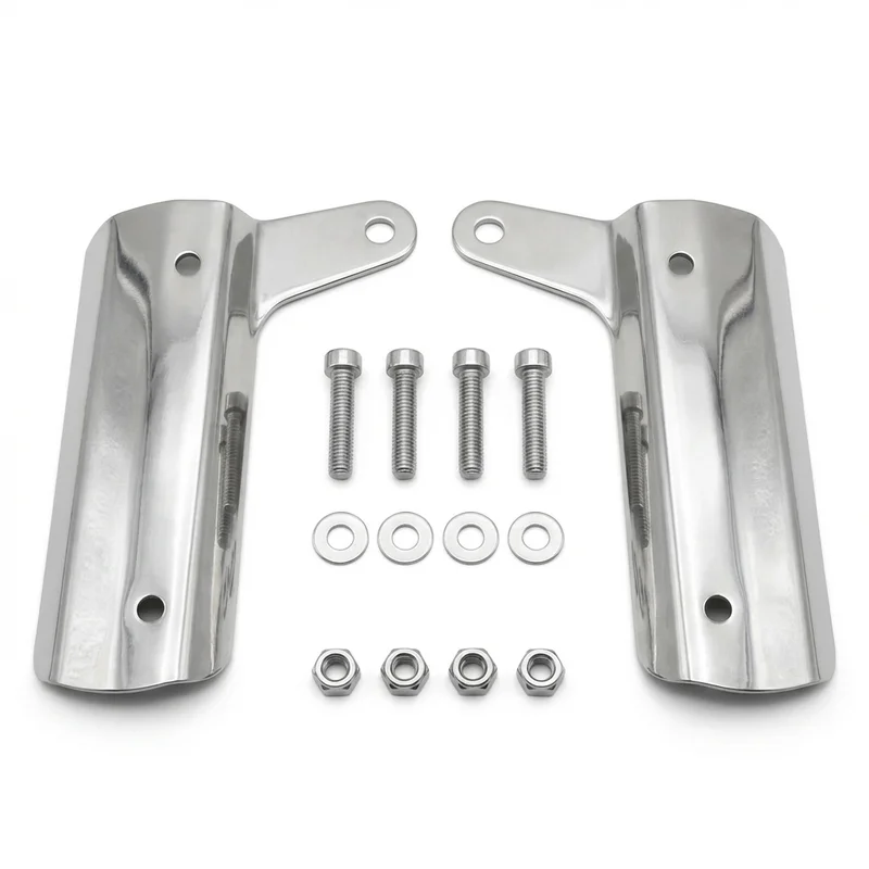 Stainless Steel Mounting Bracket Kit for Saturn Ion (2003 - 2007)