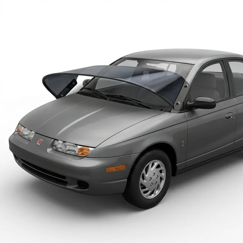 Tinted Acrylic Windscreen Sunvisor for Saturn SW2 (1993 - 2001)