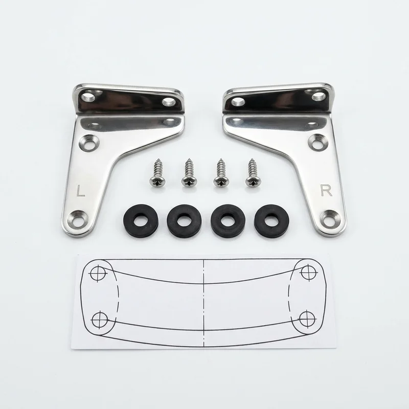 Stainless Steel Mounting Bracket Kit for Scion tC (2005 - 2016)