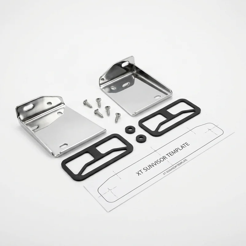 Stainless Steel Mounting Bracket Kit for Subaru XT (1985 - 1991)