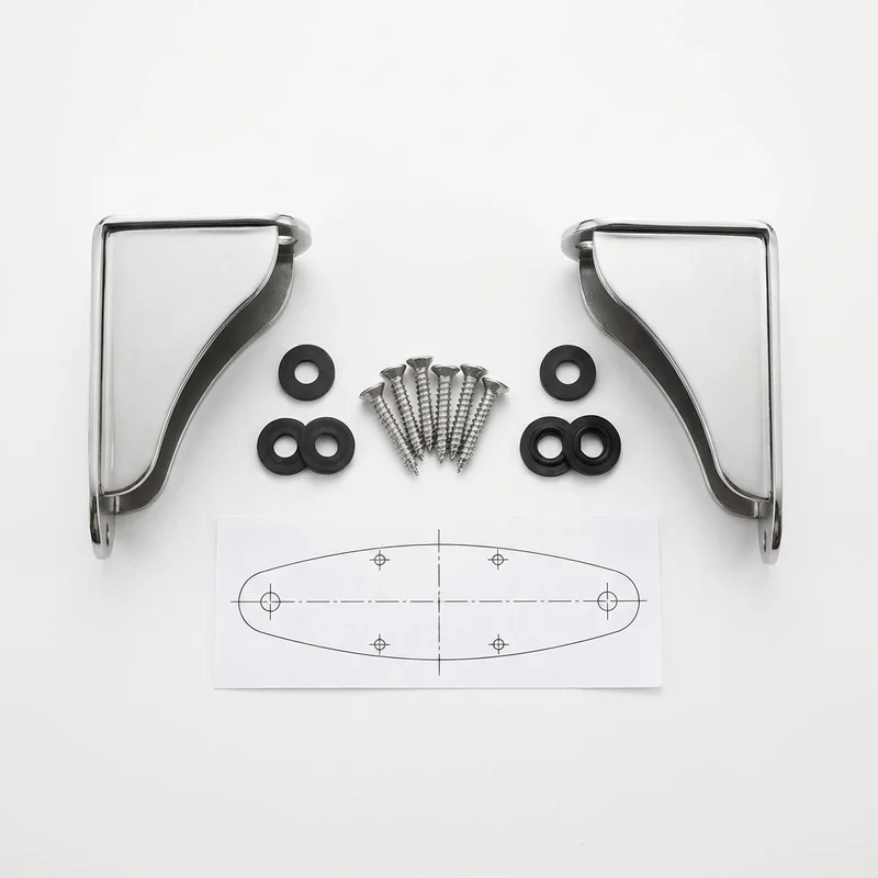 Stainless Steel Mounting Bracket Kit for Tesla X (2019 - 2024)