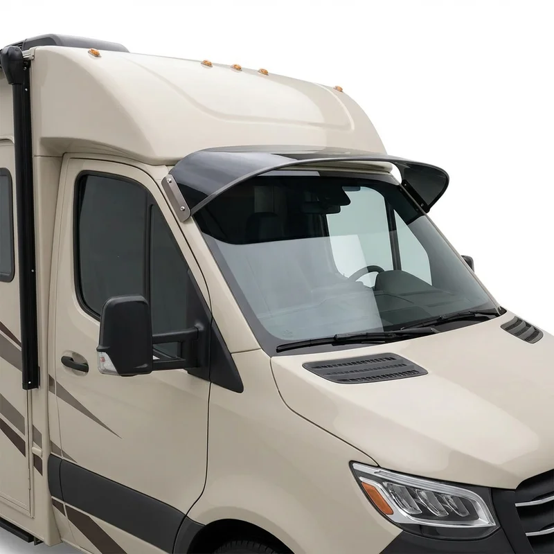 Tinted Acrylic Windscreen Sunvisor for Thor Motor Coach Chateau (2019 - 2023)