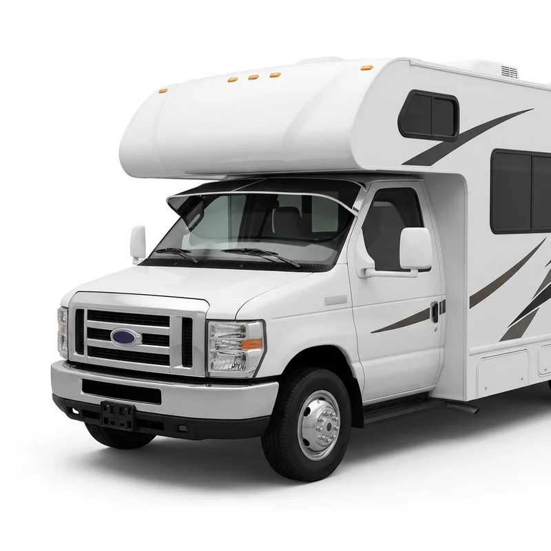Premium Mesh Windscreen Sunvisor for Thor Motor Coach Chateau Super C (2019 - 2019)