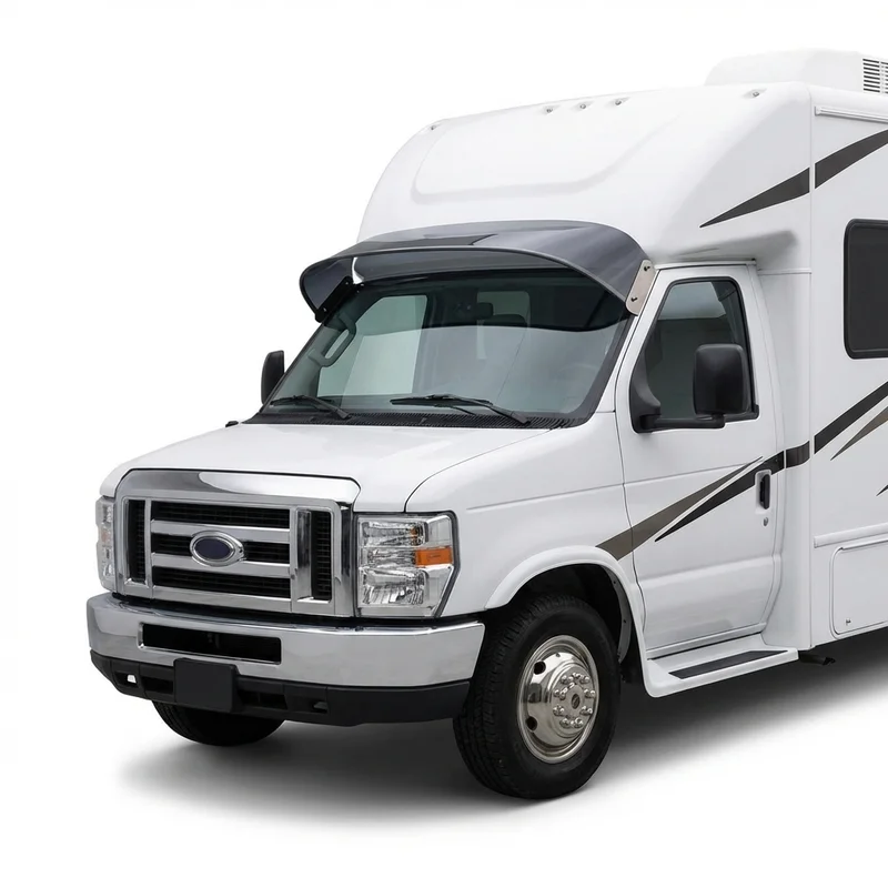 Tinted Acrylic Windscreen Sunvisor for Thor Motor Coach Four Winds Super C (2019 - 2019)