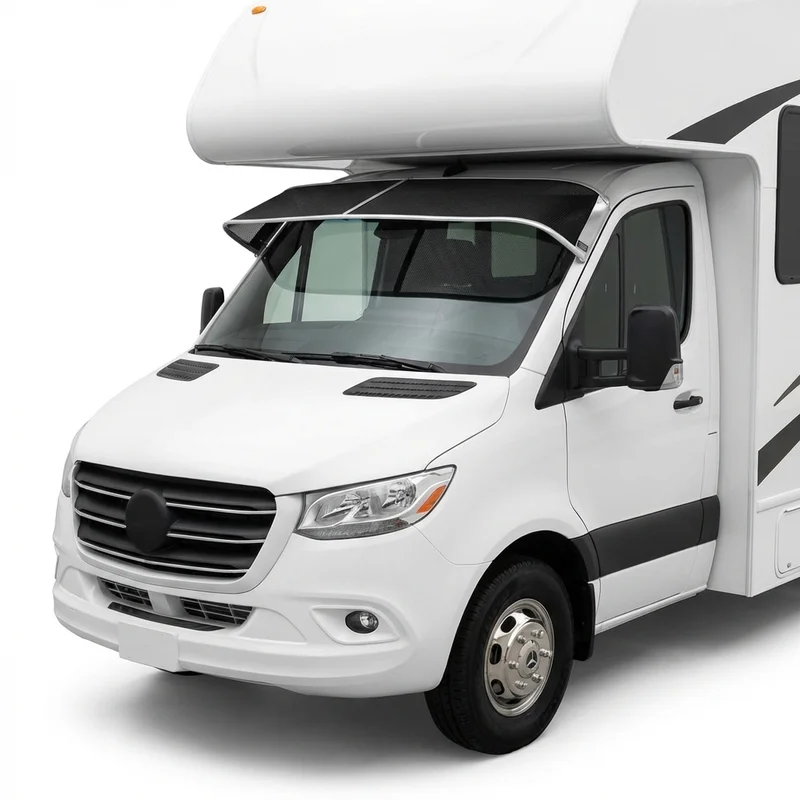 Premium Mesh Windscreen Sunvisor for Thor Motor Coach Outlaw (2021 - 2023)