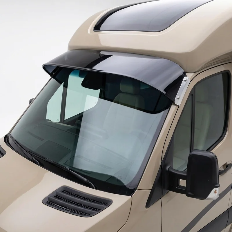 Tinted Acrylic Windscreen Sunvisor for Thor Motor Coach Synergy (2019 - 2020)