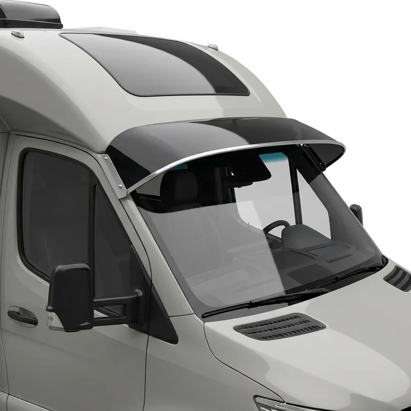 Tinted Acrylic Windscreen Sunvisor for Thor Motor Coach Tranquility (2022 - 2023)