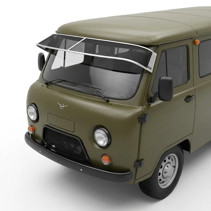 Premium Mesh Windscreen Sunvisor for UAZ Bukhara (2019 - 2019)