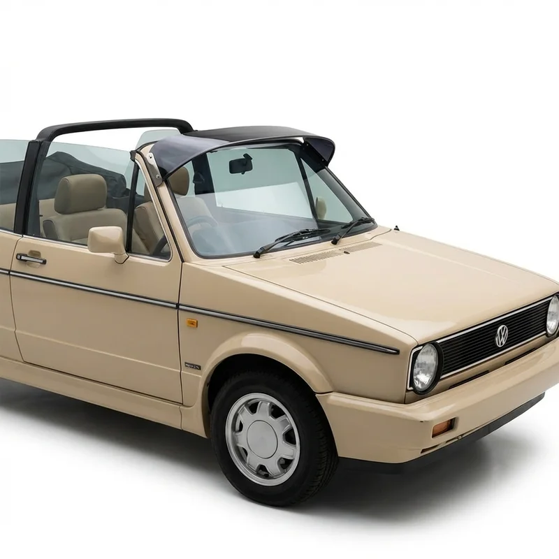 Tinted Acrylic Windscreen Sunvisor for Volkswagen Cabriolet (1985 - 1993)