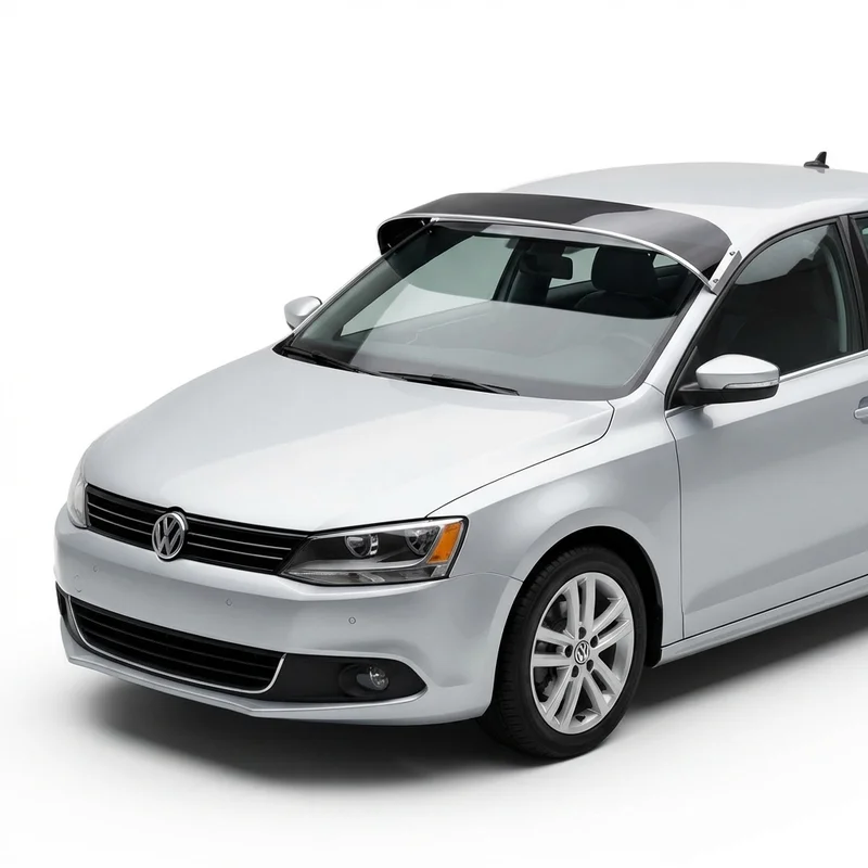 Tinted Acrylic Windscreen Sunvisor for Volkswagen GLI (2010 - 2010)