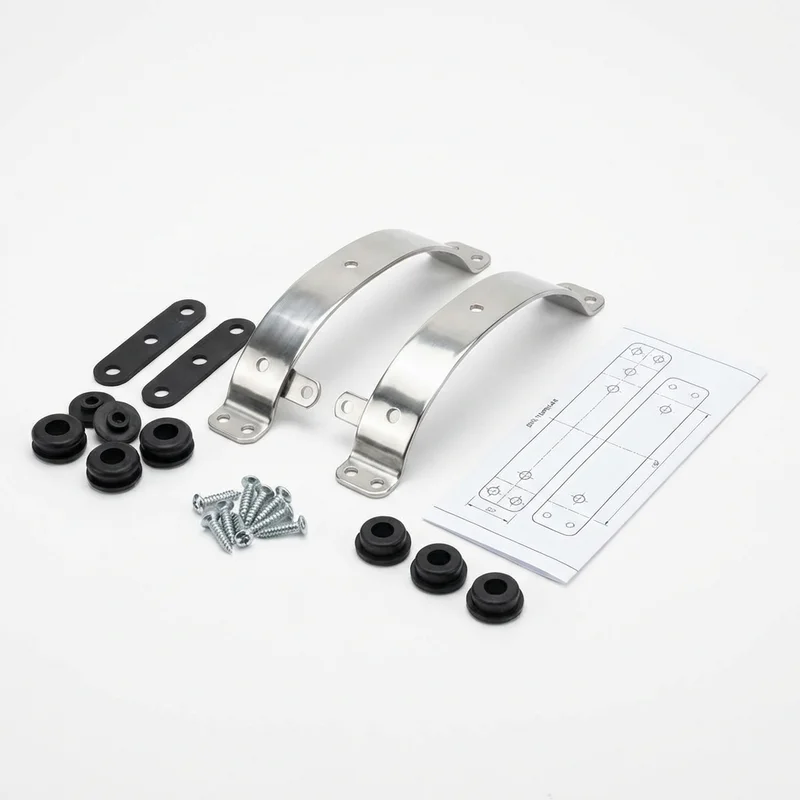 Stainless Steel Mounting Bracket Kit for Volkswagen Rabbit Pickup (1980 - 1983)