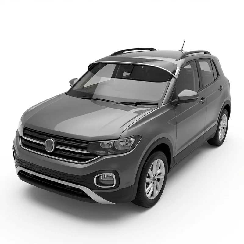 Tinted Acrylic Windscreen Sunvisor for Volkswagen T-Cross (2020 - 2022)