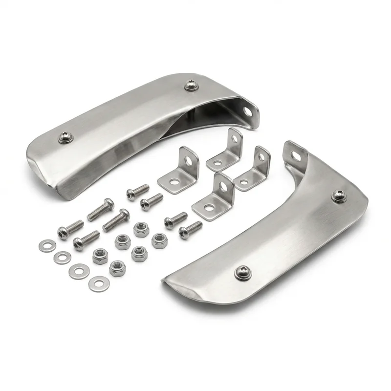 Stainless Steel Mounting Bracket Kit for Volvo 142 (1967 - 1974)