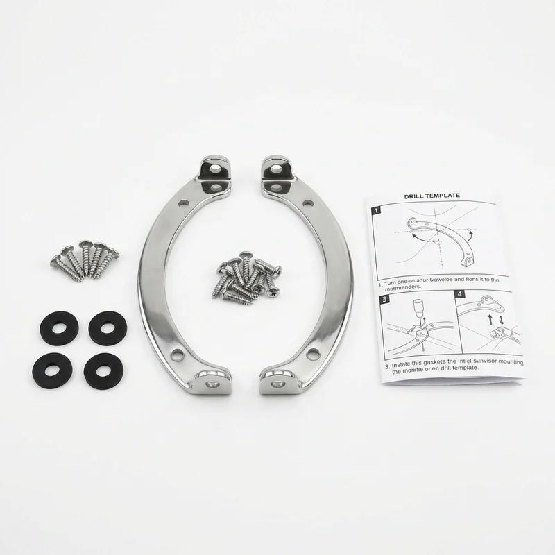 Stainless Steel Mounting Bracket Kit for Volvo XC70 (2003 - 2016)