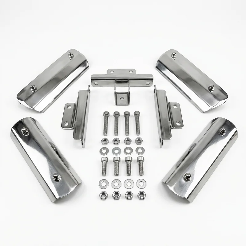 Stainless Steel Mounting Bracket Kit for Western Star 4700SB (2012 - 2020)