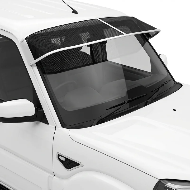 Premium Mesh Windscreen Sunvisor for White WCA (1988 - 1988)