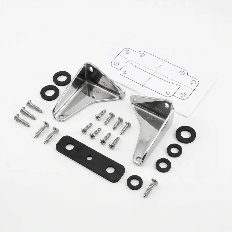 Stainless Steel Mounting Bracket Kit for Winnebago Roam (2022 - 2022)