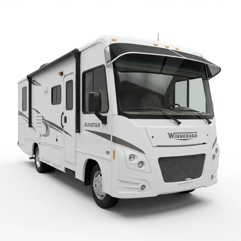 Premium Mesh Windscreen Sunvisor for Winnebago Sunstar (2019 - 2022)