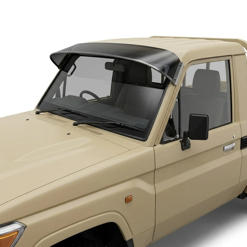 Tinted Acrylic Windscreen Sunvisor for Workhorse FasTrack FT1461 (2002 - 2005)