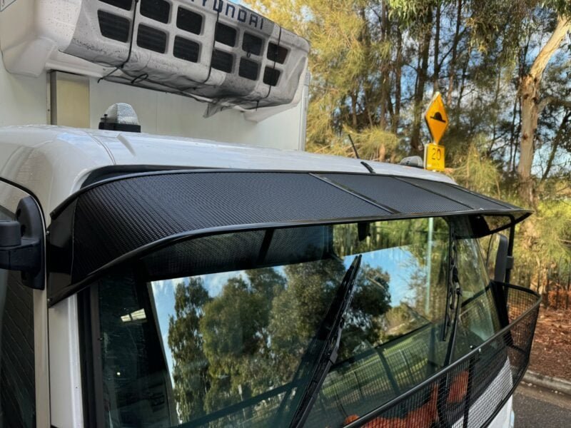 Toyota Coaster Bus 1993 2017 mesh Sun visors - Image 3