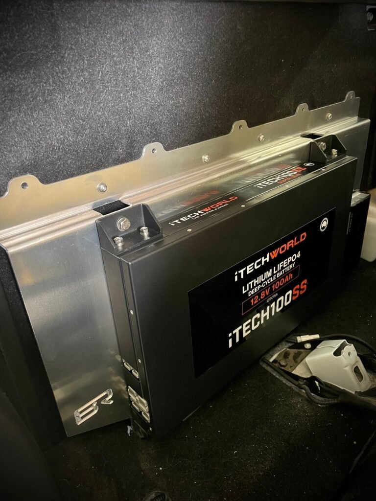 N80 Hilux Behind Rear Seat Battery Mount